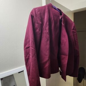 Vintage Pendleton Woolen Mills maroon coat